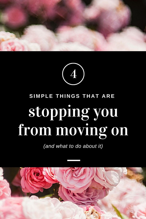 4 very simple things we hold onto after a breakup that can hinder us from getting over him and moving on.