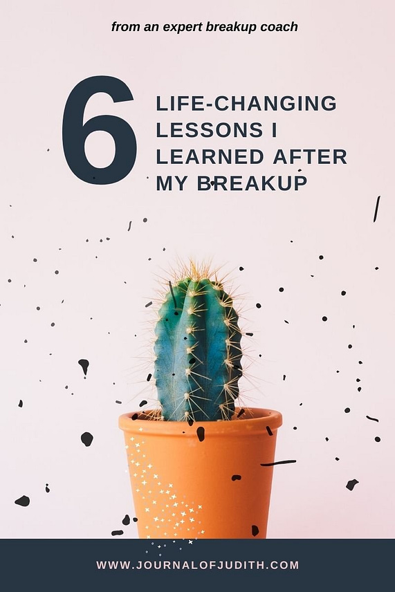 6 life-changing lessons I learned after my breakup poster