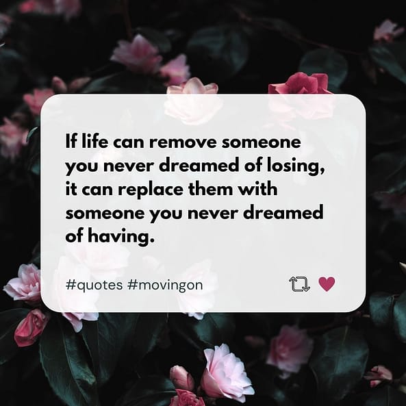 Breakup quote to get over him, heal and move on