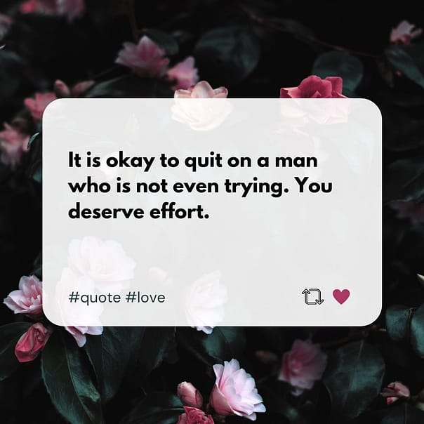 Breakup quote to get over him, heal and move on