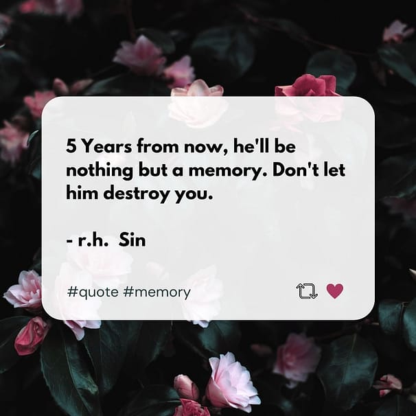 Breakup quote to get over him, heal and move on