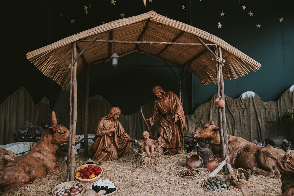 Nativity decor scene