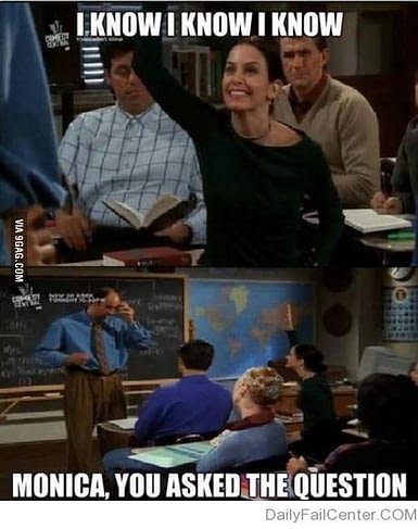 Monica from friends meme